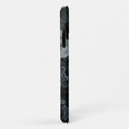 's Nachts op het kerkhof - duivel Case-Mate iPhone Case (Achterkant/rechts)