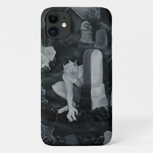 's Nachts op het kerkhof - duivel Case-Mate iPhone Case (Achterkant)