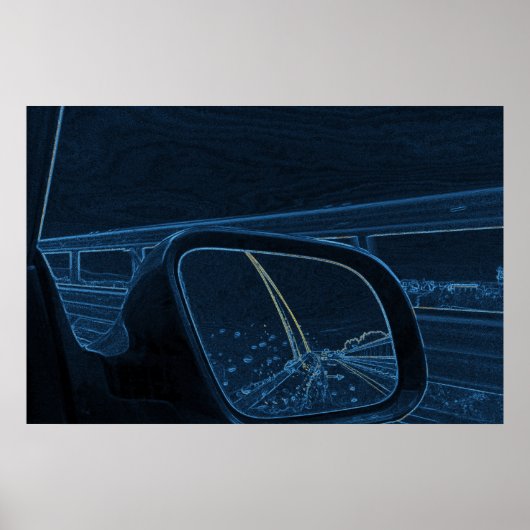 's nachts rijden poster (Voorkant)