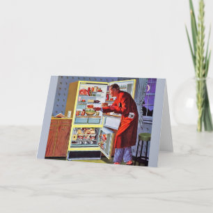 's nachts-snackbriefkaart kaart