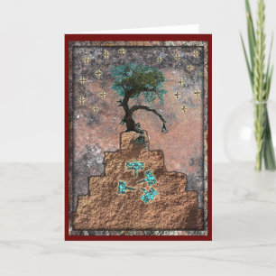 'S NACHTS SPELEN DE LIBELLEN OP DE BERGTOP BEDANKKAART