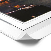 's Nachts-tijd in het Uitzicht van Londen Poster (Hoek)