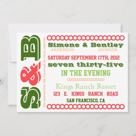 S n'B Invitation (Devant)