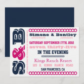 S n'B Invitation (Devant / Derrière)