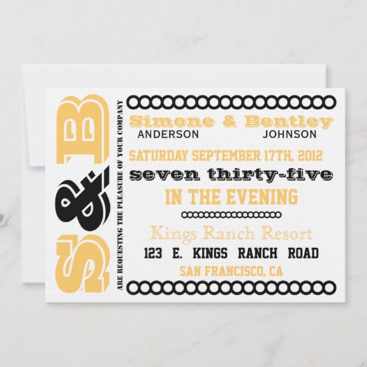 S n'B Invitation (Devant)