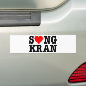 S ❤ NGKRAN ~ Heart Songkran Bumpersticker (Op auto)