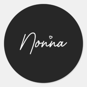 s nonna Moederdag in italiaans oma Ronde Sticker