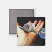 S.O.S. BESPAAR ONZE HARP SEALS MAGNEET (Voorkant / Achterkant)