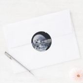 S.O.S. BESPAAR ONZE HARP SEALS RONDE STICKER (Envelop)