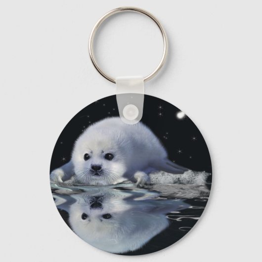 S.O.S. BESPAAR ONZE HARP SEALS SLEUTELHANGER (Voorkant)