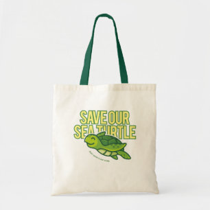 S.O.S. Red onze Zee Turtle Totebag Tote Bag
