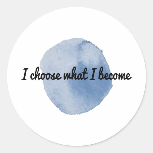 ' s ochtends positieve verklaringen voor hard werk ronde sticker (Voorkant)