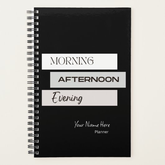 's ochtends 's middags 's avonds planner (Voorkant)