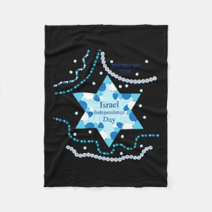 S Onafhankelijkheidsdag 72 Joodse Israëlische vlag Fleece Deken