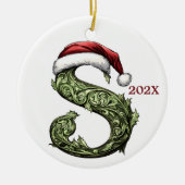 S Ornement de Noël Monogramme (Devant)