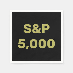 S&P 5.000 Level Stock Market Index Celebration Servet
