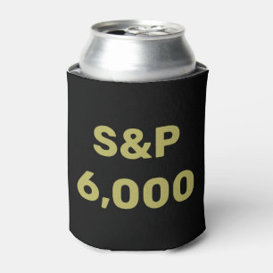S&P 6.000 Niveau Aandelenmarktindex Viering Blikjeskoeler
