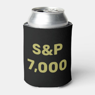 S&P 7.000 Level Stock Market Index Celebration Blikjeskoeler