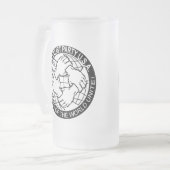 S.P.U.S.A.-Logo Matglas Bierpul (Voorkant links)