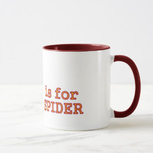 S pour la tasse d'araignée