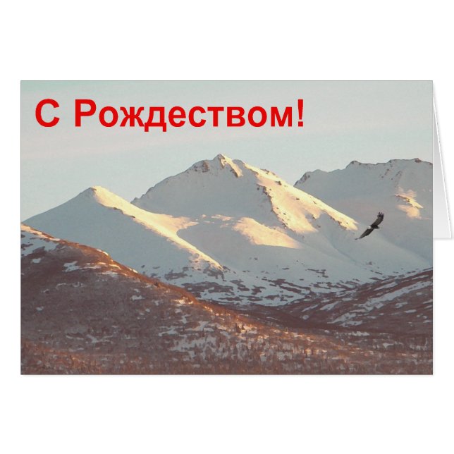 S Rozhdestvom - Winter Eagle (Devant horizontal)