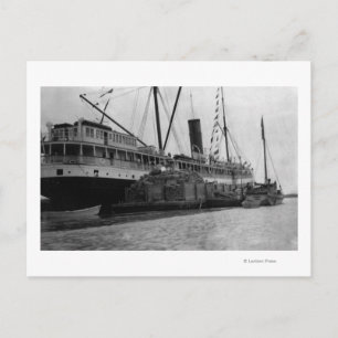 S.S. Alameda op Anchorage, Alaska Photography Briefkaart