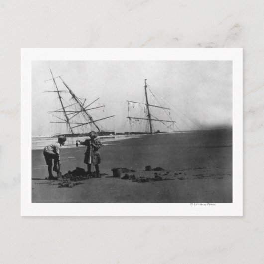 S.S. Alice McDonald Wreck Ilwaco Peninsula Briefkaart (Voorkant)
