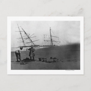S.S. Alice McDonald Wreck Ilwaco Peninsula Briefkaart