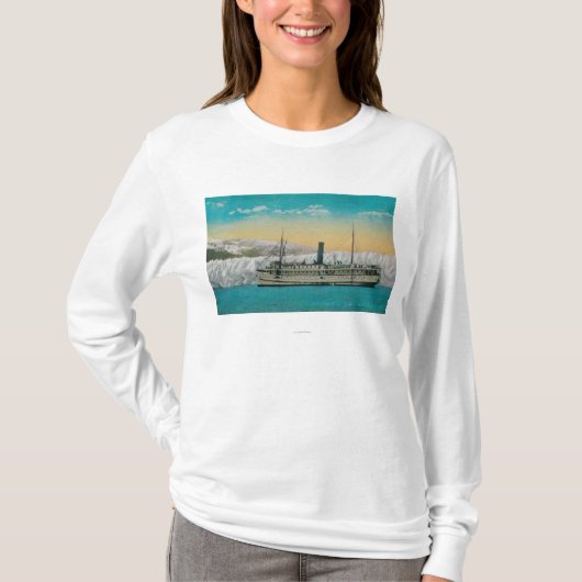 S.S. Jefferson in Taku Glacier, Alaska T-shirt (Voorkant)