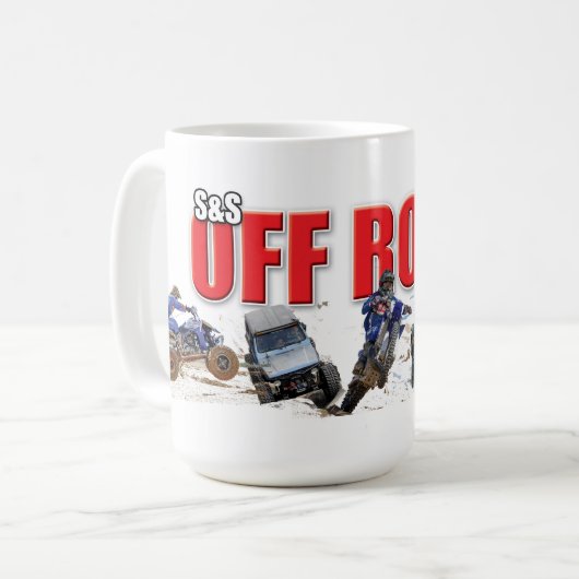 S&S Off Road Magazine Coffee Mok (Voorkant links)