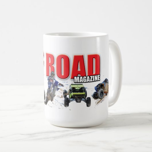 S&S Off Road Magazine Coffee Mug (Devant droit)