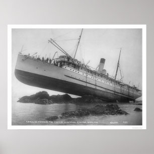 S.S. Princess May Shipwrecked 1910 Poster