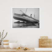 S.S. Princess May Shipwrecked 1910 Poster (Keuken)