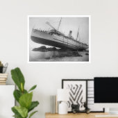 S.S. Princess May Shipwrecked 1910 Poster (Thuiskantoor)