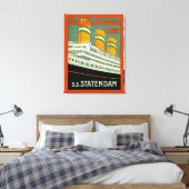 s.s. Statendam Canvas Afdruk (Insitu (Slaapkamer))
