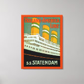 s.s. Statendam Canvas Afdruk (Voorkant)