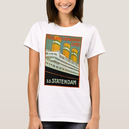 s.s. Statendam T-shirt (Voorkant)