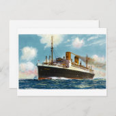 S.S. Stuttgart Luxury Ocean Liner -  Briefkaart (Voorkant / Achterkant)