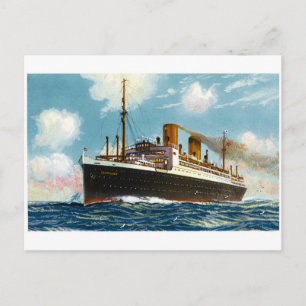 S.S. Stuttgart Luxury Ocean Liner -  Briefkaart