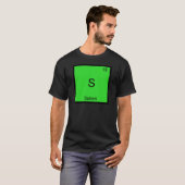 S - Salieri Funny Chimie Élément Symbole T-Shirt (Devant entier)
