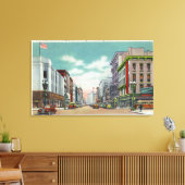 S Salina Street uit Fayette Street Canvas Afdruk (Insitu (Woonkamer))