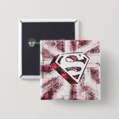 S-Schilderen boven bezwaarde Vierkante Button 5,1 Cm (Voorkant /achterkant)