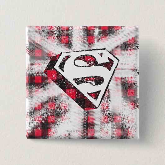 S-Schilderen boven bezwaarde Vierkante Button 5,1 Cm (Voorkant)