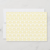 S. Sevier Marigold Oiseaux Invitations de mariage (Dos)