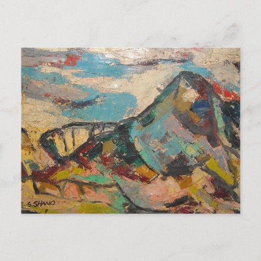 S Shano Color Mountain Briefkaart (Voorkant)