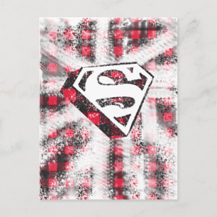 S-Shield Over Plaid Briefkaart