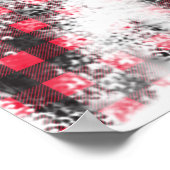 S-Shield Over Plaid Poster (Hoek)