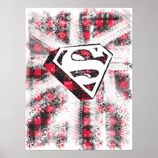 S-Shield Over Plaid Poster (Voorkant)