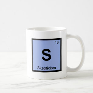 S - Skepticisme Filosofie Scheikunde Periodiek Sys Koffiemok