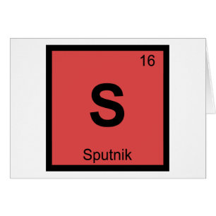 S - Spoetnik Russische Ruimtevaart Chemie Periodie